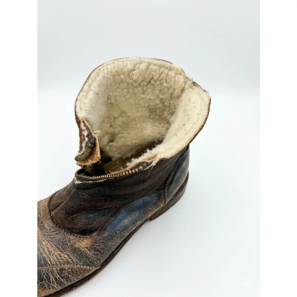 Bed Stü for Free People Spontaneous Shearling-Lined Zipper Vintage Boot 8